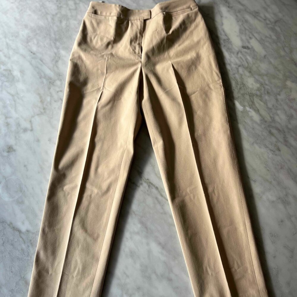 Piazza Sempione Tailored Beige Trousers